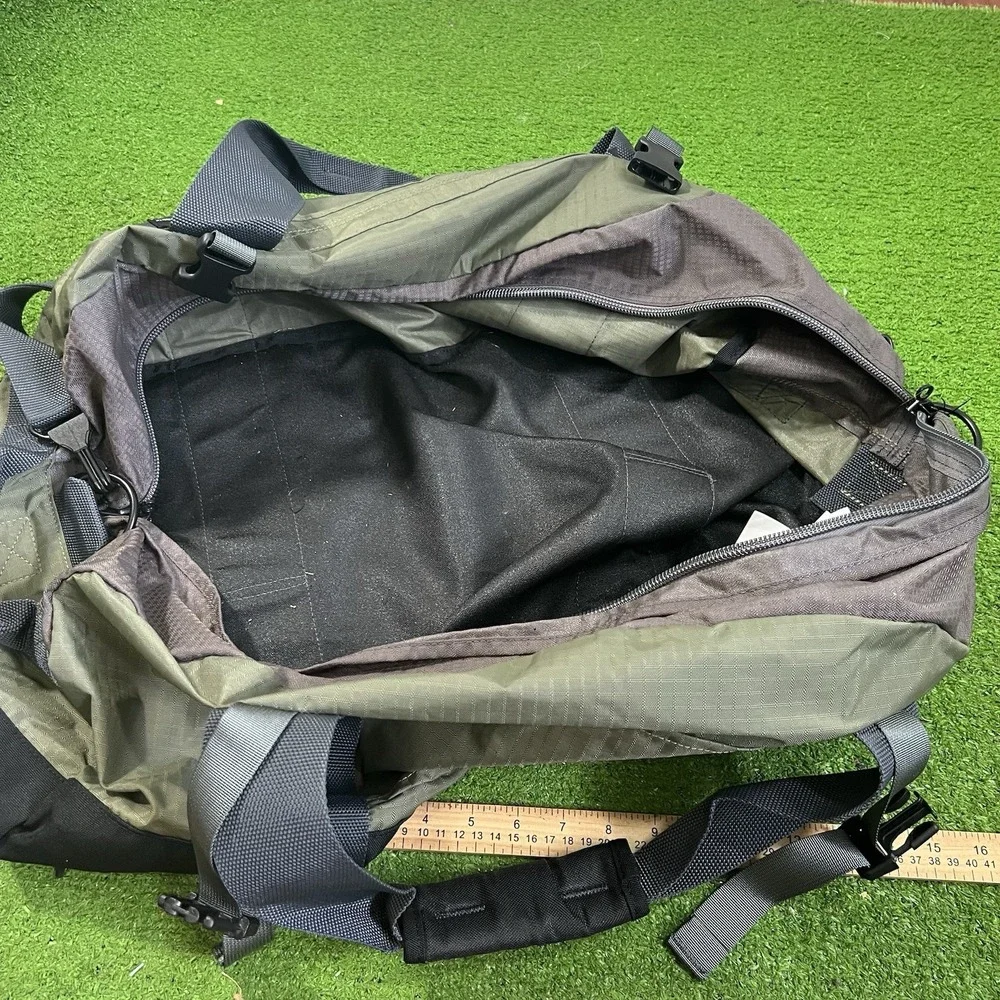 Tauck Duffle Bag LG Weekender Bag Ripstop Grey Olive Drab Carry On Travel Bag